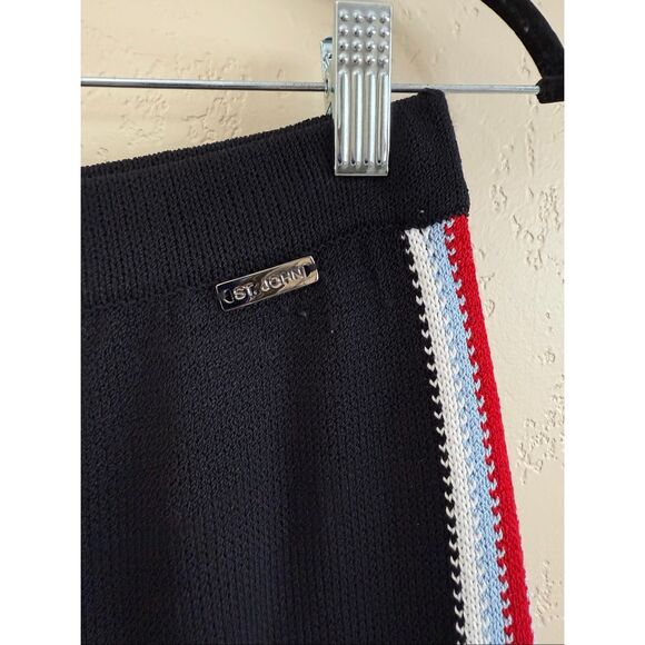 St. John Wool Blend Knit Pants - Picture 3 of 6